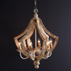 Distressed Wood Pendant