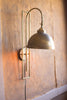 Antiqued Brass Wall Sconce